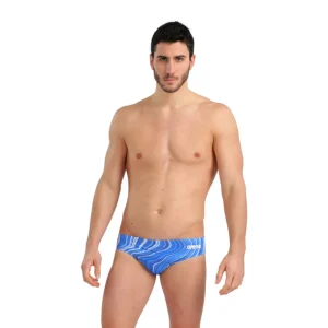 TRAJE DE BAÑO HOMBRE ARENA SWIM BRIEFS MARBLED ROYAL