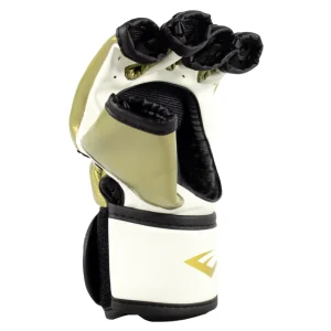 GUANTE MMA EVERLAST EVERSTRIKE TRN MUJER BLANCO/DORADO M/L