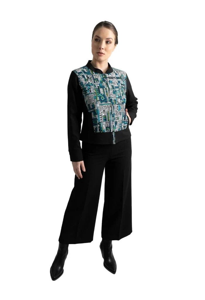 Bomber Okomej Teotihuacán Blanco/Verde - Imagen 7