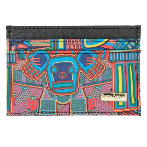 Tarjetero Kuxtal Saffiano Diosas Mexicas