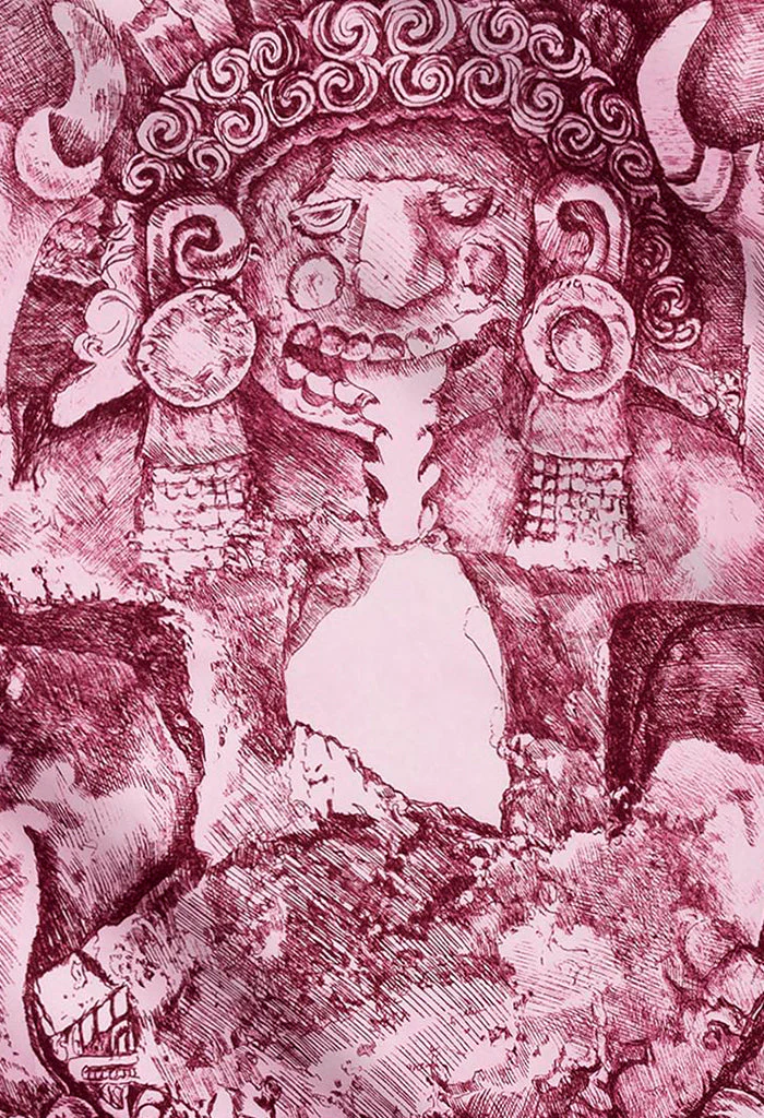 Mascada Tlaltecuhtli 90 cm - Imagen 3