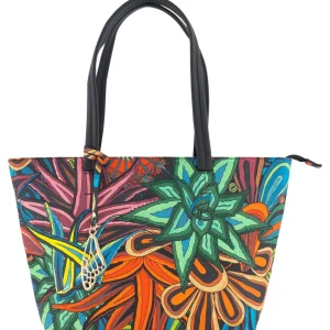 Tote K'iin Saffiano Santuario Cactáceas