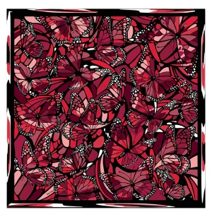 Mascada Vuelo de Mariposa 54 cm