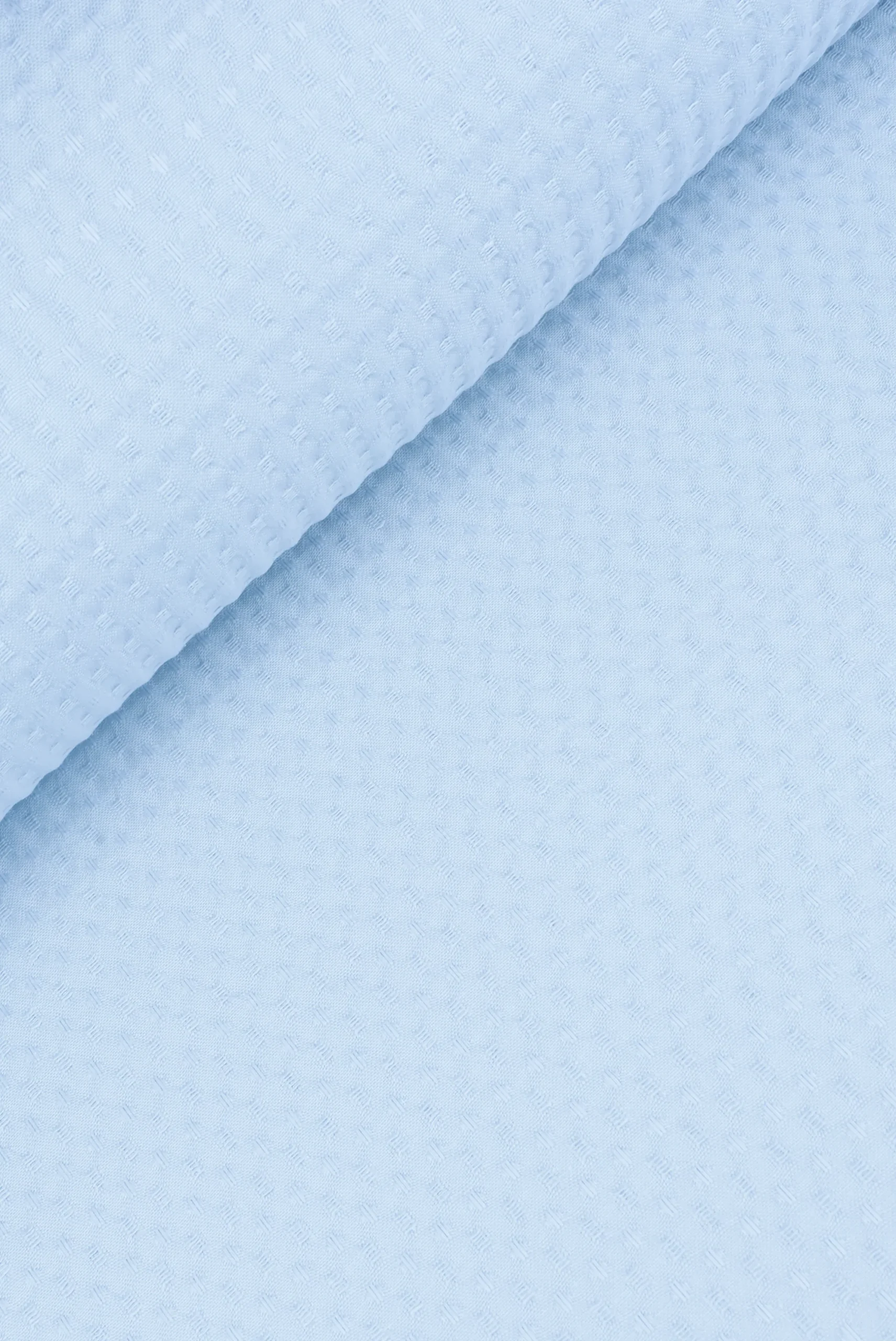 Tejido Piqué Algodón Celeste - Imagen 3