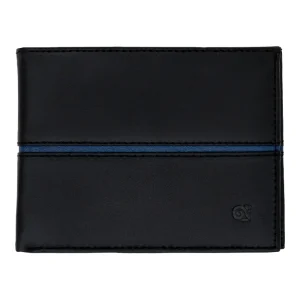 Cartera Ribete Azul Agaves Marino