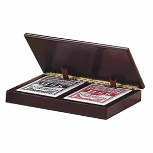 CAJA DE MADERA NAIPES