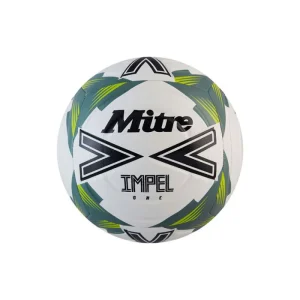 BALON FUTBOL MITRE IMPEL ONE BLANCO/NEGRO/VERDE N°5