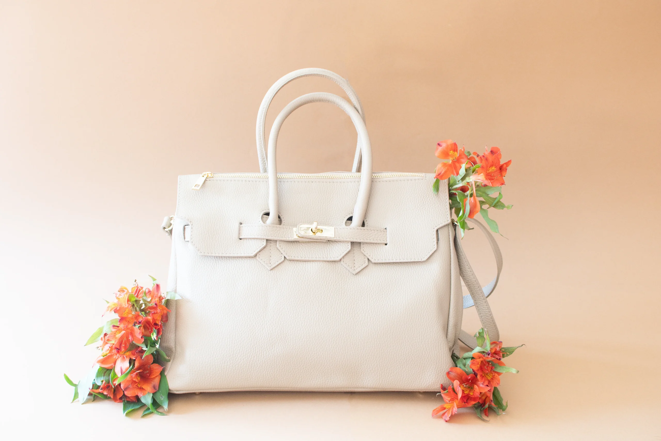 Bolso Piel Praga Taupe - Imagen 4