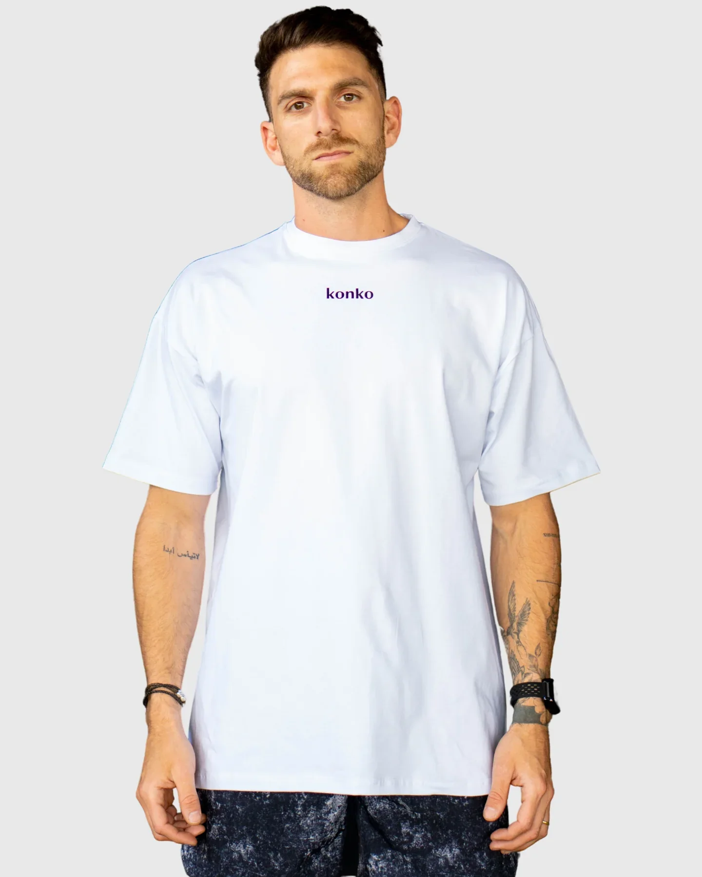 Polera Over Size Flex Cotton Blanca