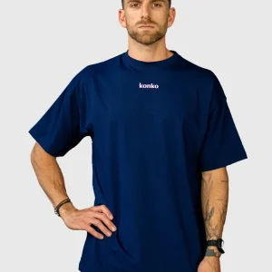 Polera Over Size Flex Cotton Azul