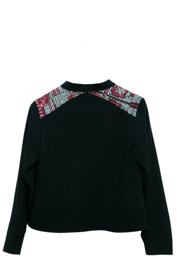 Bomber Okomej Teotihuacán Blanco/Rojo - Imagen 6