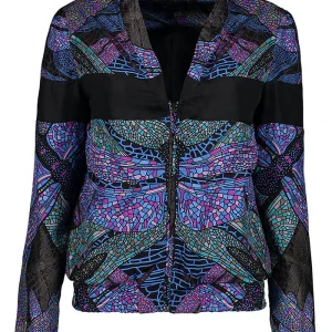 Bomber Uitsili Libélula Negro/Morado