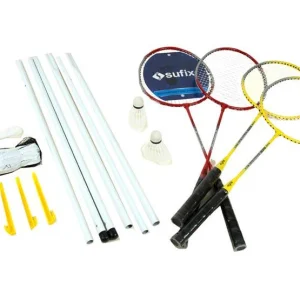 Set Badminton Sufix Raquetas + Plumillas + Red