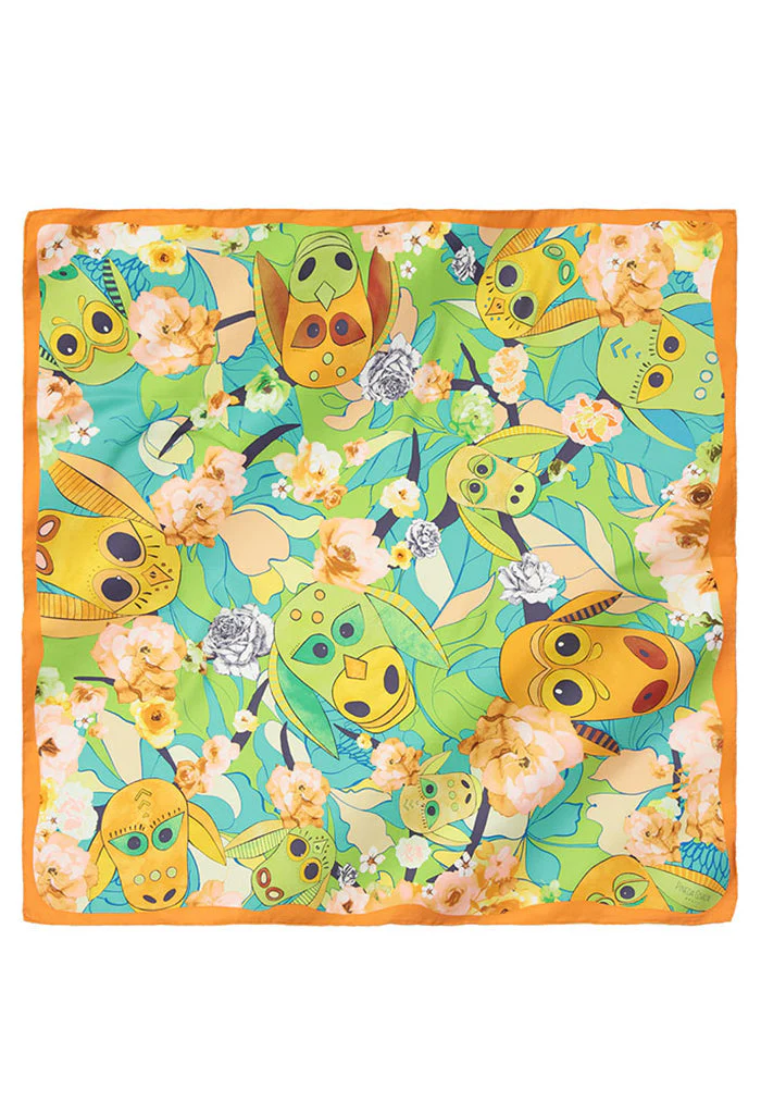 Mascada Carnavales Latinoamericanos Verde 90 cm