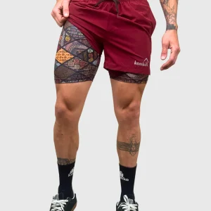 ECO SHORT KONKO 2 EN 1 GEOMETRIC