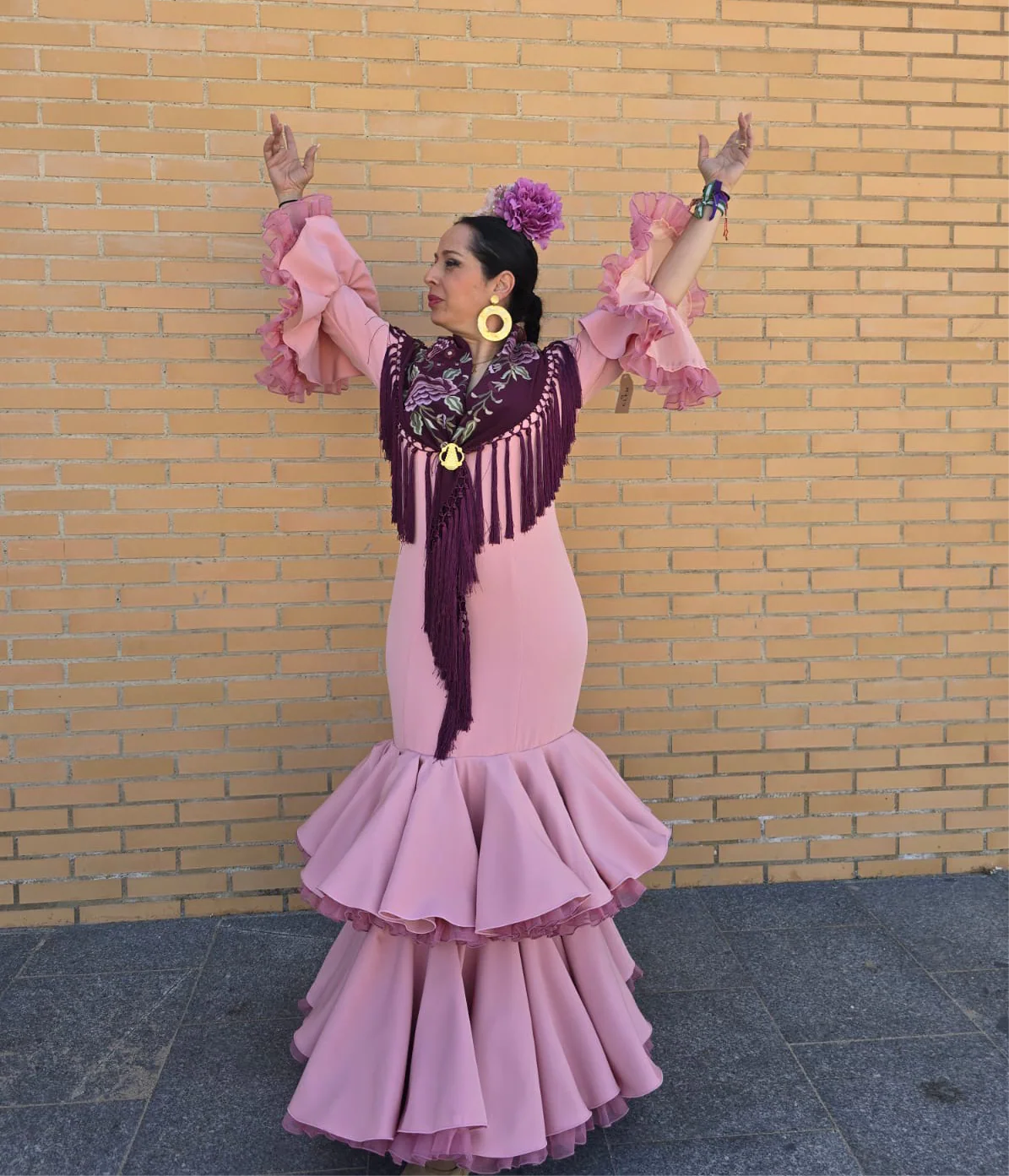 Vestido Flamenca Mod.Alexandra T.42