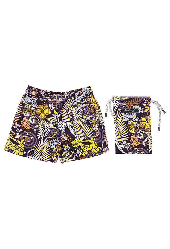 Traje de Baño para Niño Jaguar Morado - Imagen 3