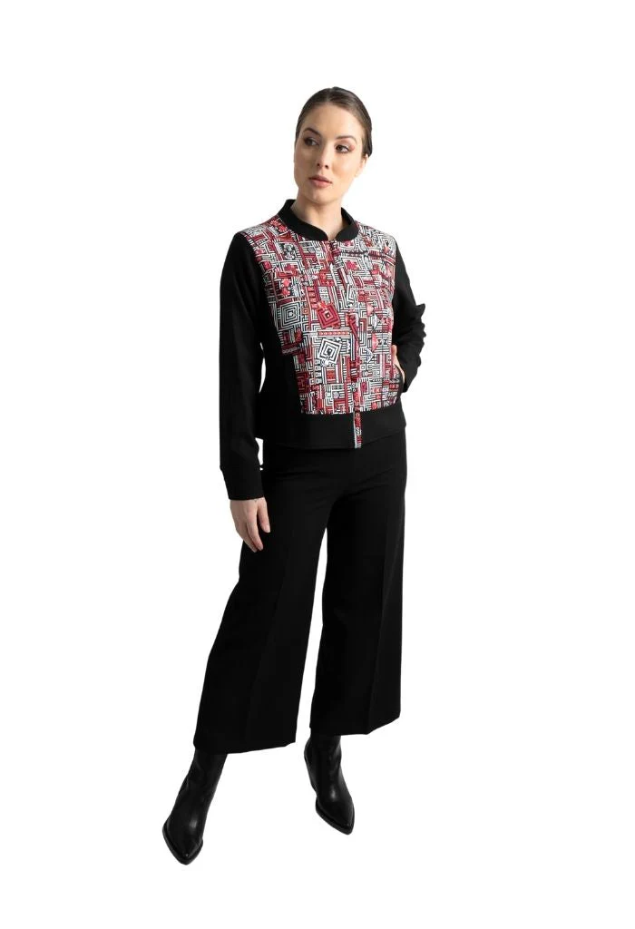 Bomber Okomej Teotihuacán Blanco/Rojo - Imagen 7