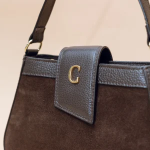 Bolso Piel Saddle Marrón