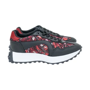 Tenis Uekpini  Mujer Vuelo Mariposa Rojo