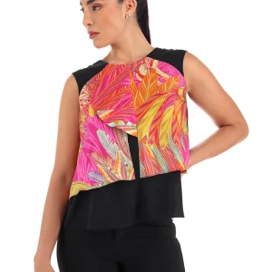 Blusa Pétalos Águila Real Mexicana Fucsia