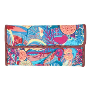 Cartera Bolsillo Seda Fruta Mexicana