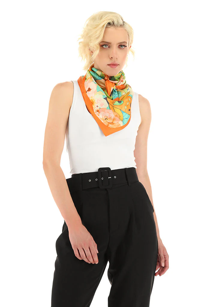 Mascada Carnavales Latinoamericanos Verde 90 cm - Imagen 4