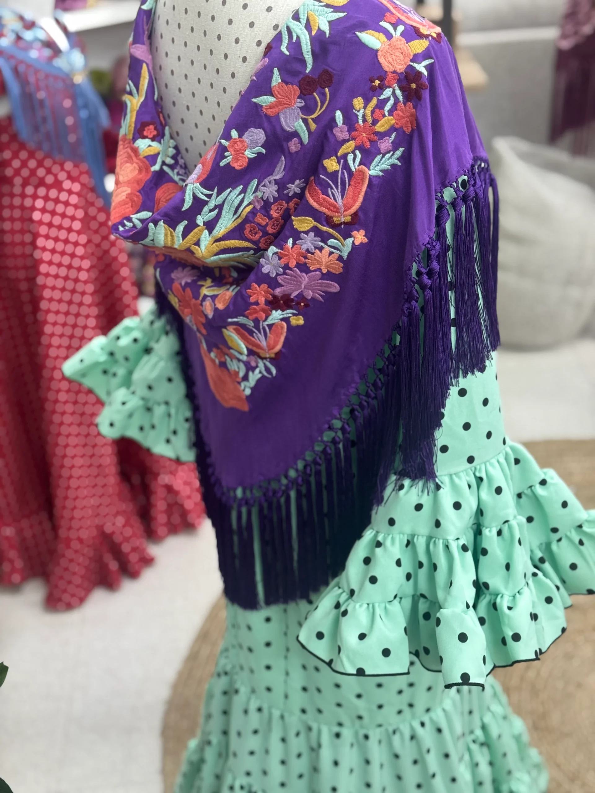 Vestido Flamenca Mod. Cordobesa - Imagen 4