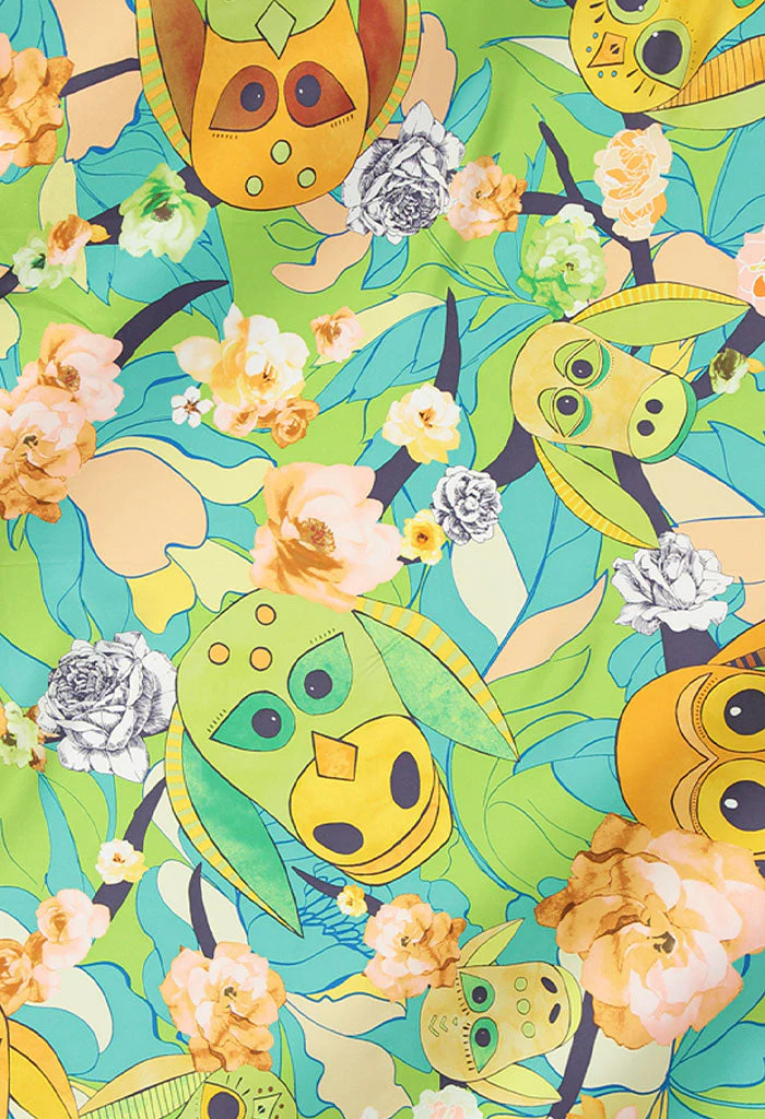 Mascada Carnavales Latinoamericanos Verde 90 cm - Imagen 5