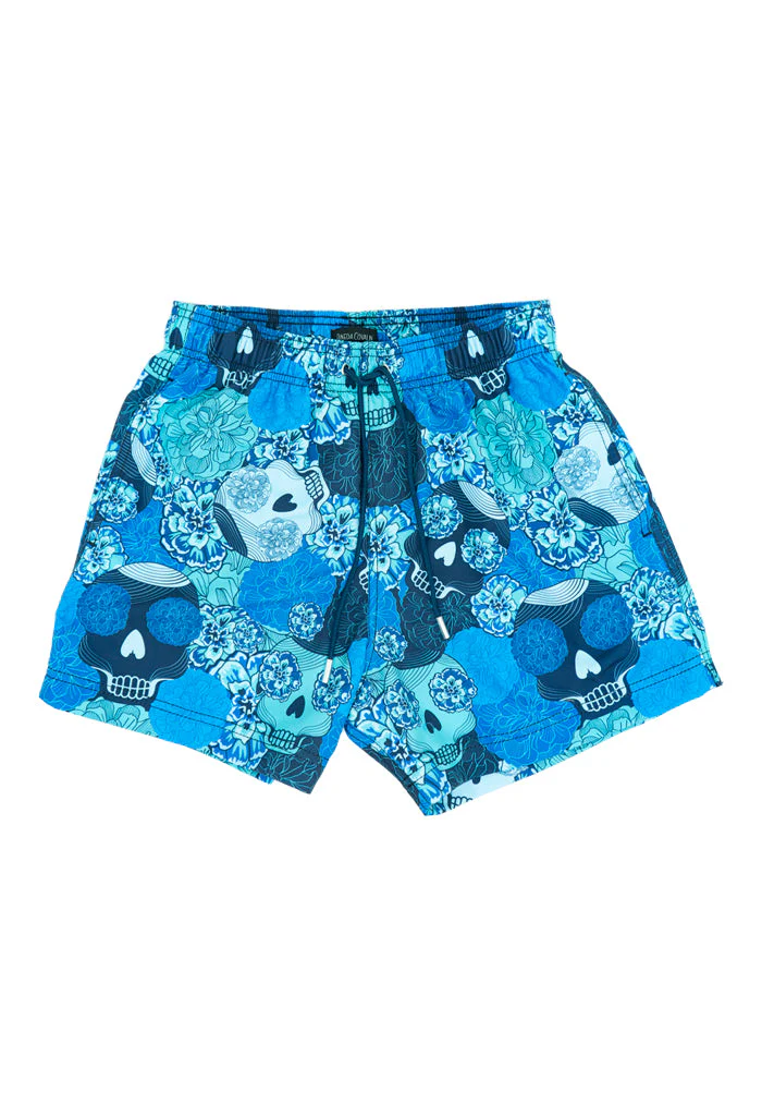 Traje de Baño Amaxtlatl Cempasúchil Marino - Imagen 3