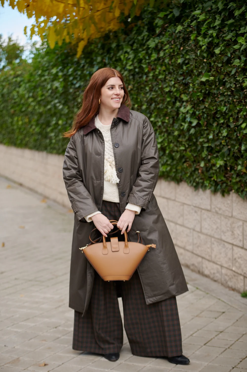 Bolso Piel Capazito Camel - Imagen 3