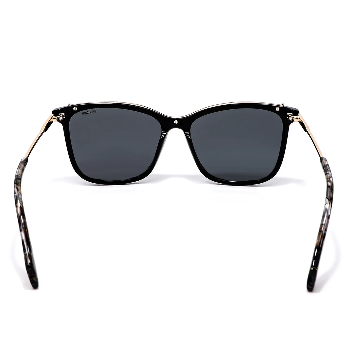 Lentes de Sol Rectangulares Negro Mariposa Monarca - Imagen 5