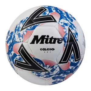 BALON FUTBOL MITRE CALCIO BLANCO/NEGRO/AZUL N°5