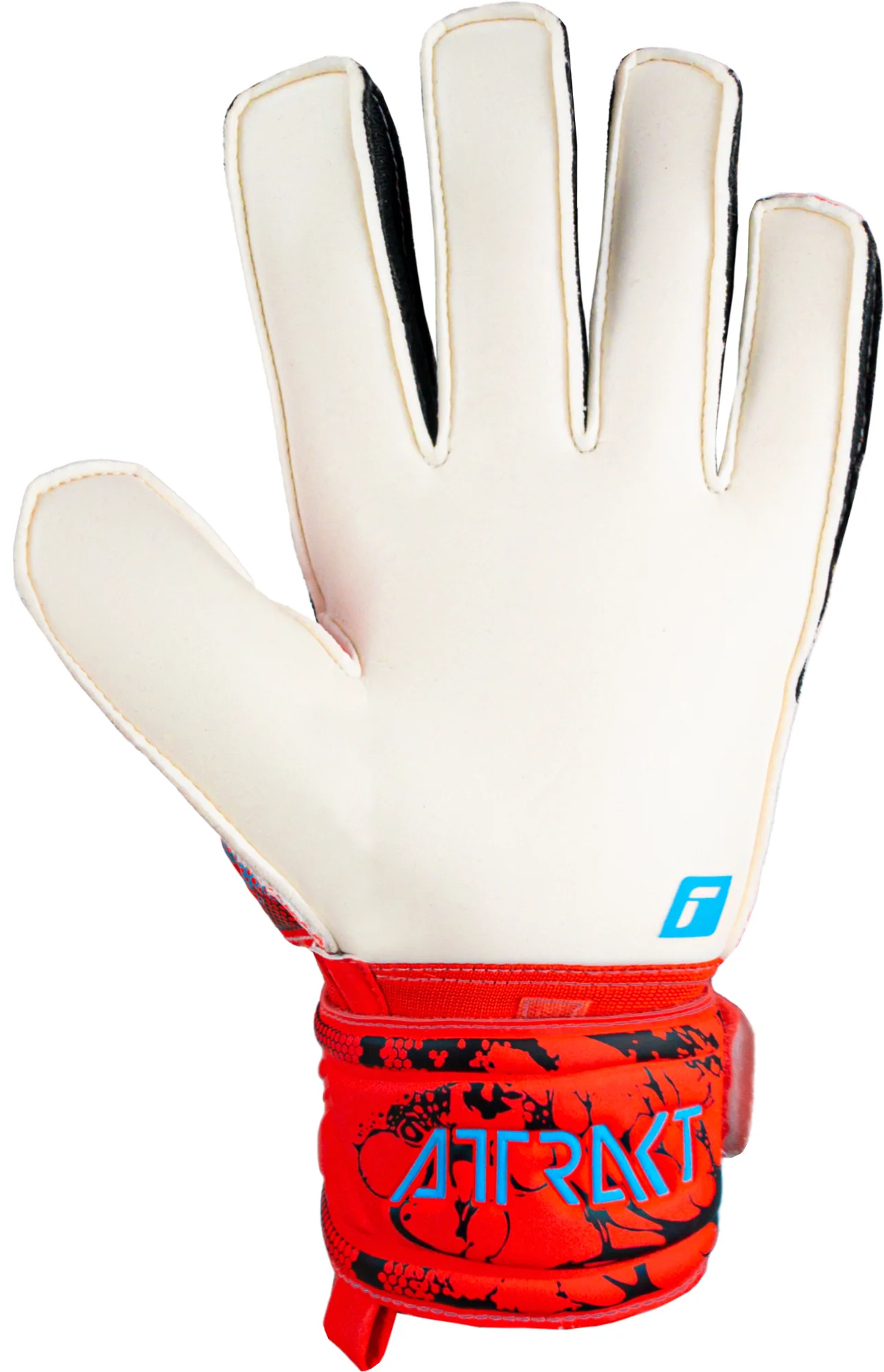Guante Arquero Reusch Attrakt Solid GK23 Rojo-Azulino - Imagen 4