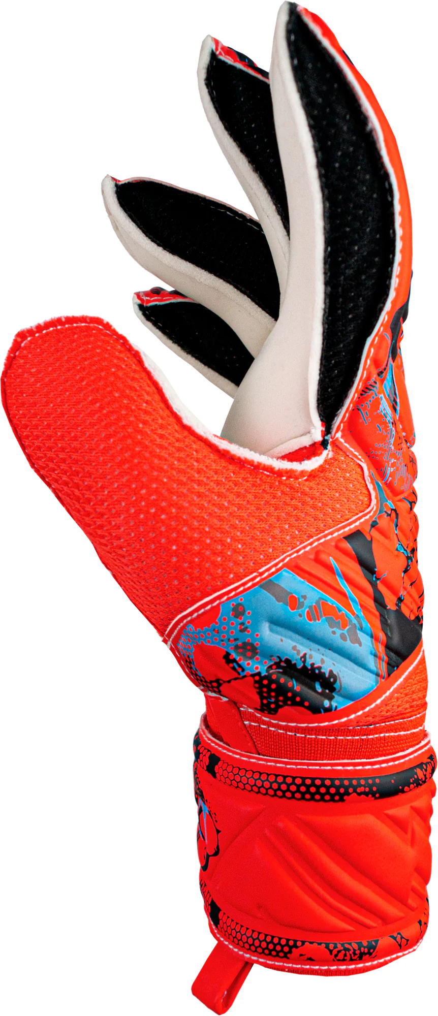 Guante Arquero Reusch Attrakt Solid GK23 Rojo-Azulino - Imagen 5