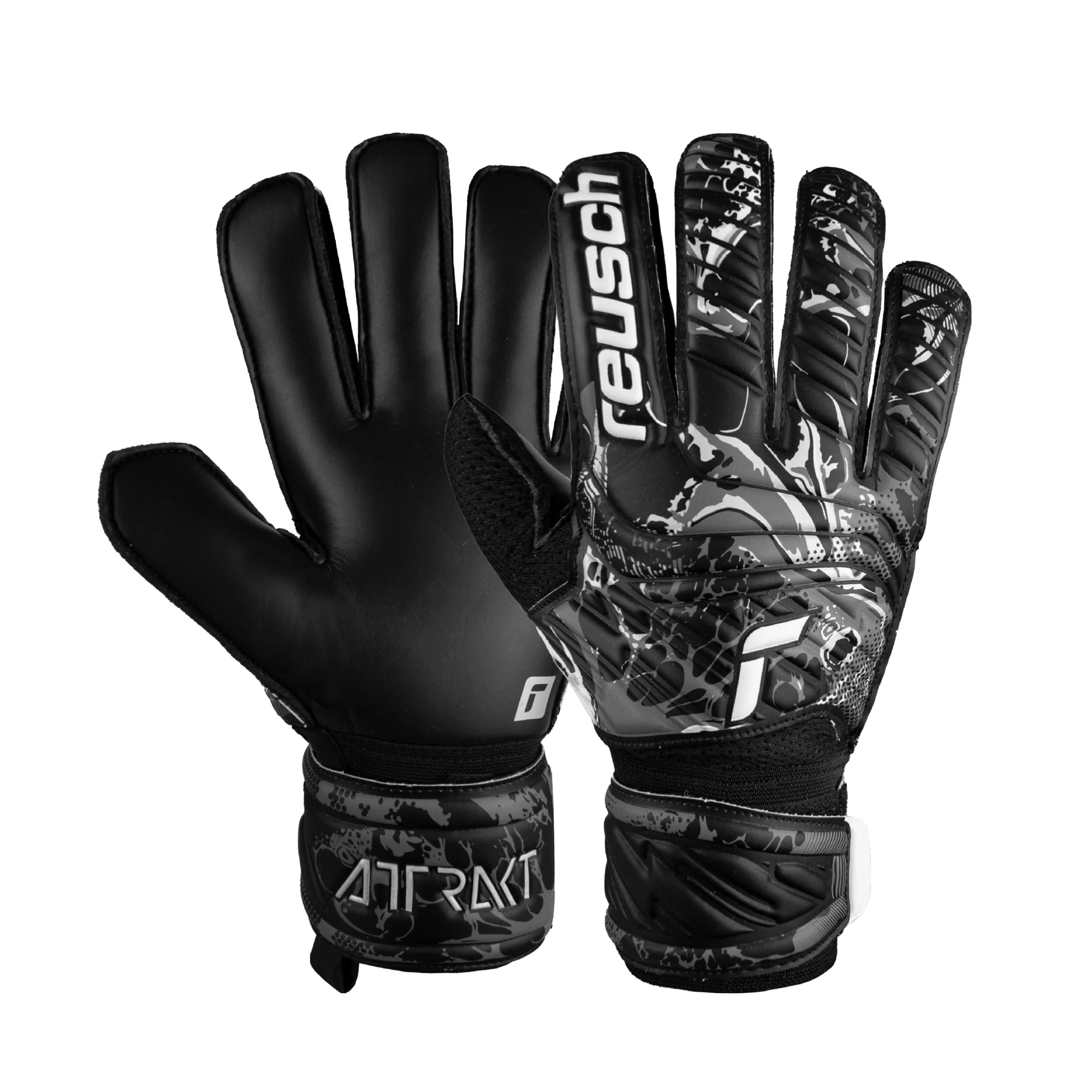 Guante Arquero Reusch Attrakt Solid GK23 Negro - Imagen 3