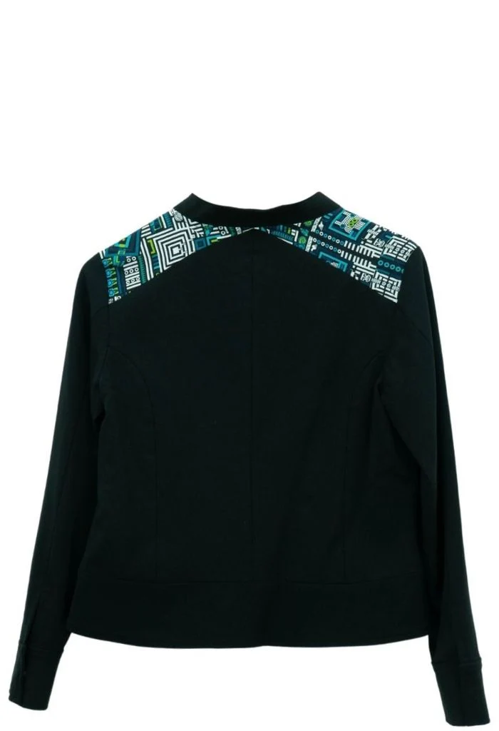 Bomber Okomej Teotihuacán Blanco/Verde - Imagen 5