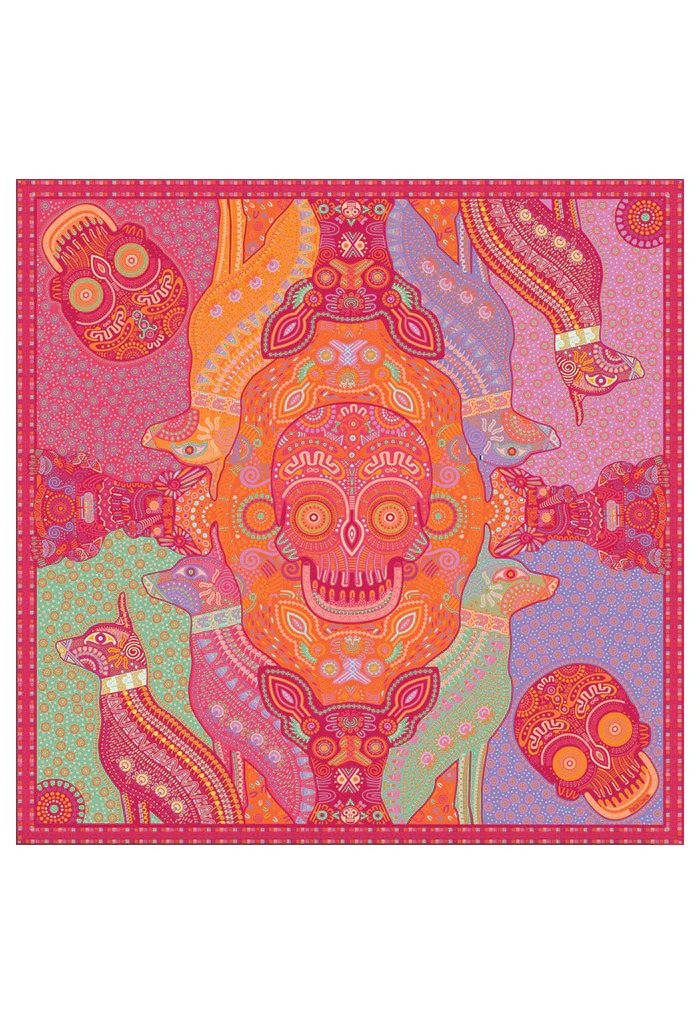 Mascada Día de Muertos Mictlán 54 cm - Imagen 6