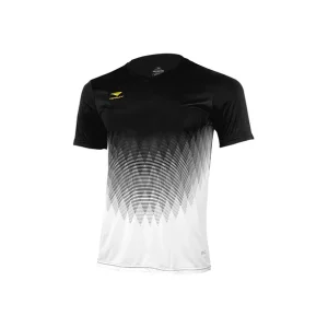 Polera Penalty Prisma Negro Blanco