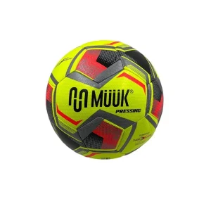 BALON FUTBOL MUUK PRESSING AMARILLO FLUOR N°5