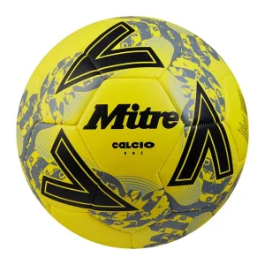 BALON FUTBOL MITRE CALCIO AMARILLO/NEGRO/GRIS N°4