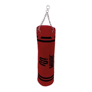 SACO BOXEO CUERO MUUK ROJO 1 MT