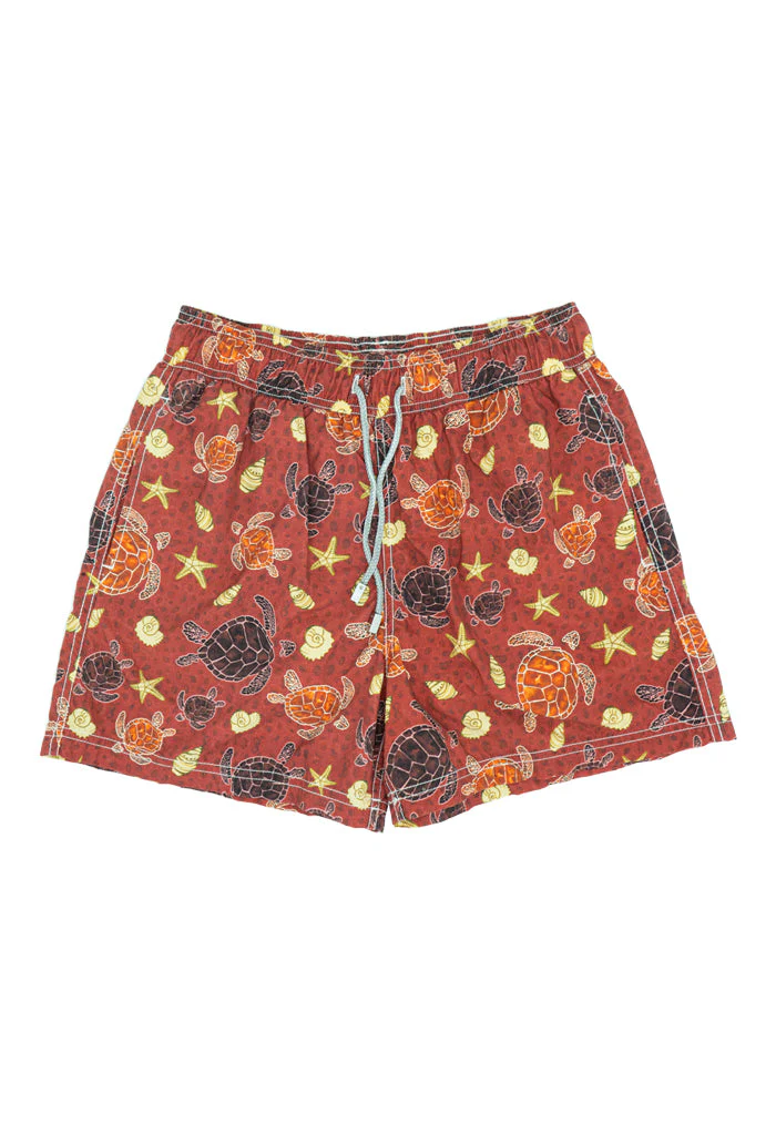 Traje de Baño Tortuga Marina Rojo