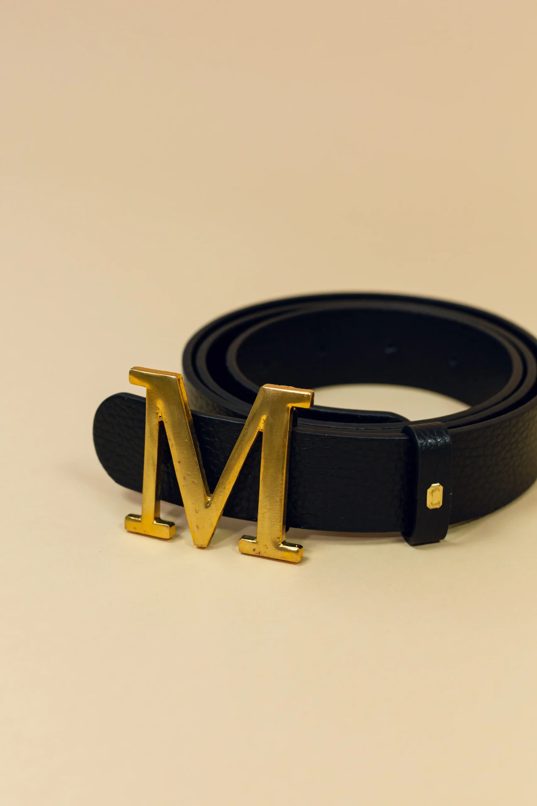 CINTUR脫N PERSONALIZADO NEGRO