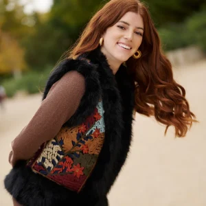 Chaleco Boho Bordado en 4 colores