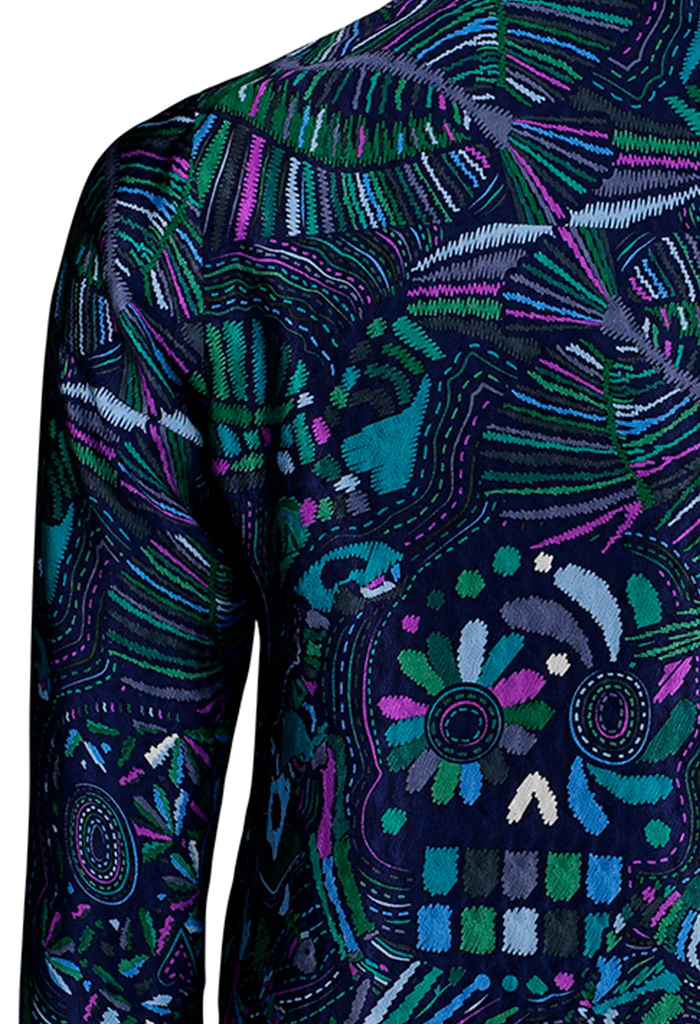 Blusa Ophana Viaje al Mictlán Verde - Imagen 4