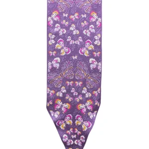 Bufanda Diagonal Danza de Mariposas purpura