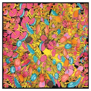 Mascada Hongos Sagrados 90 cm