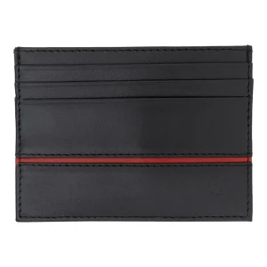 Tarjetero Kukxaan Negro Ribete Rojo Mariposa Monarca