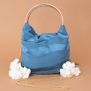Bolso Bambú Azul Aguas